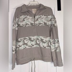 Simply Southern Camo Quarter Zip Pullover